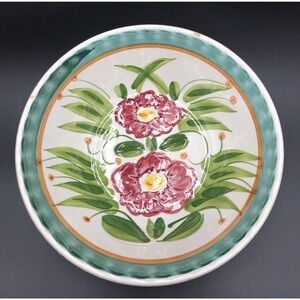 Hand Painted Bowl, 10 3/8”, Collectibles, Claudio Bernini Italy READ